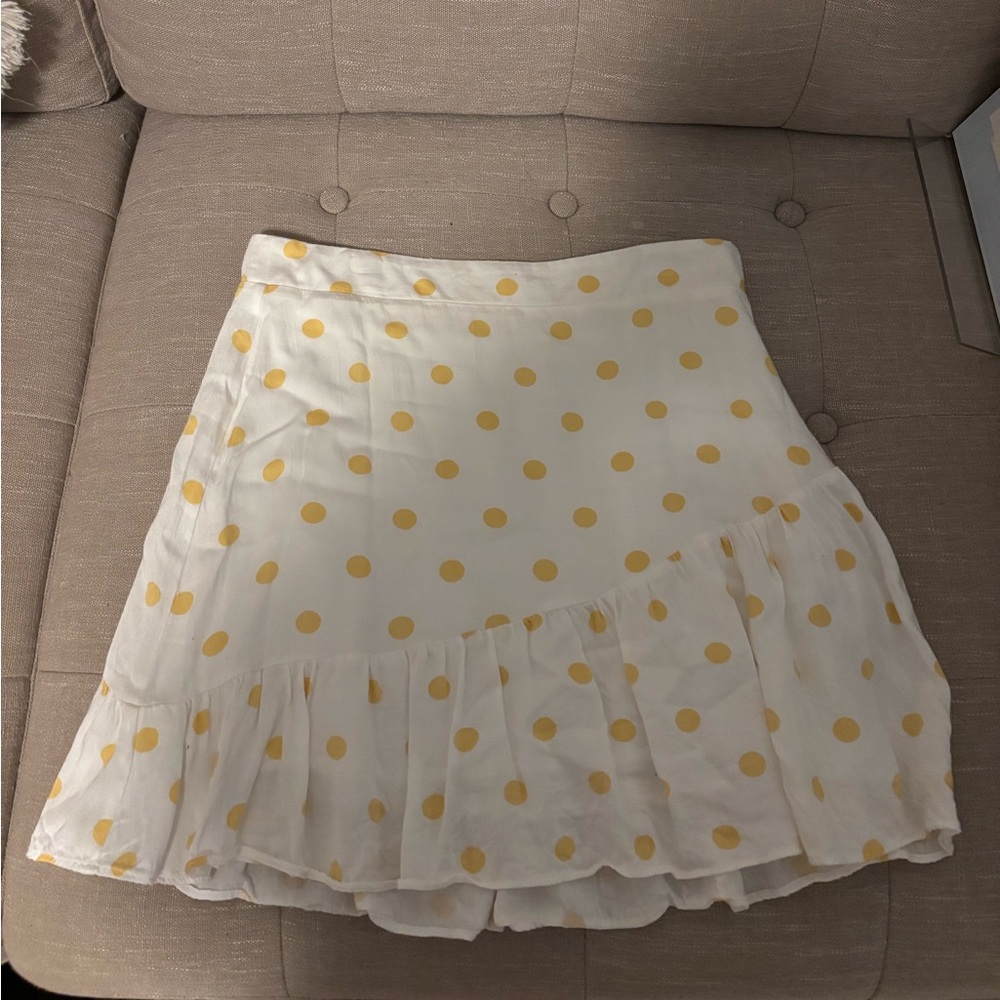 Yellow Polka Dot Skirt